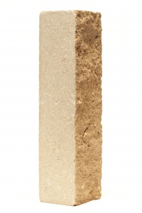 Кирпич облицовочный гиперпрессованный Акварид песочный колотый К2 М-250